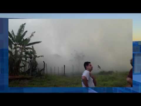 Queimada assusta moradores do Romilda Chácara Flora
