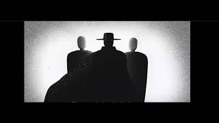 картинка: Человек-тень, человек в чёрной шляпе. Люди тени