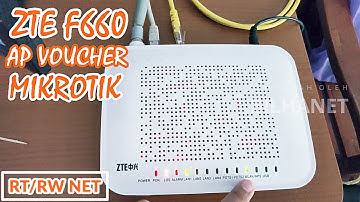Setting Router ZTE F660 Menjadi Acces Point Hotspot (AP Voucher Mikrotik)