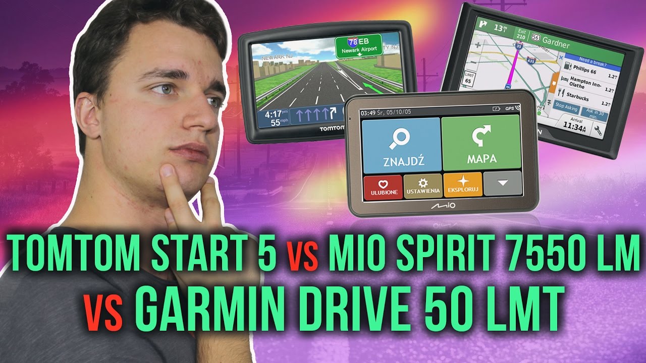 Porównanie Nawigacji GPS TomTom vs MIO vs Garmin YouTube