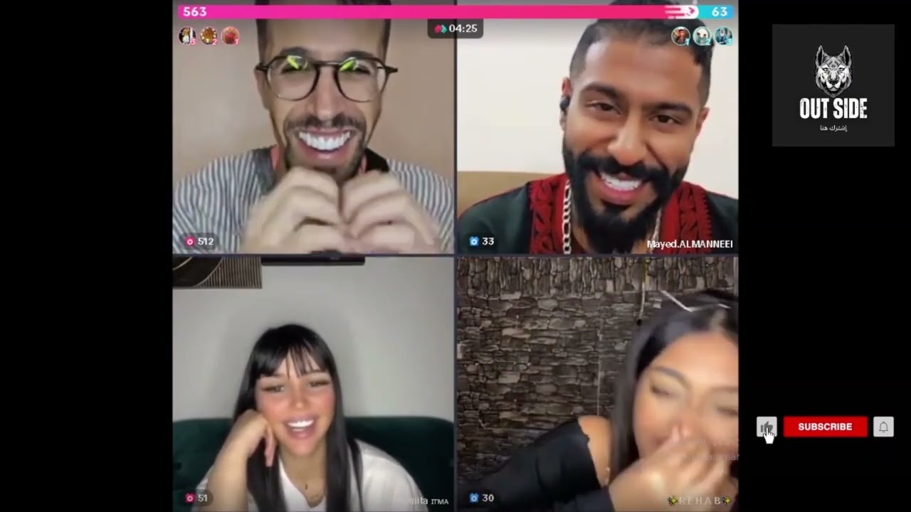 Moulinex tiktok  يونس مولينكس مع كيميتا و الشاب العربي تيك توك لايف