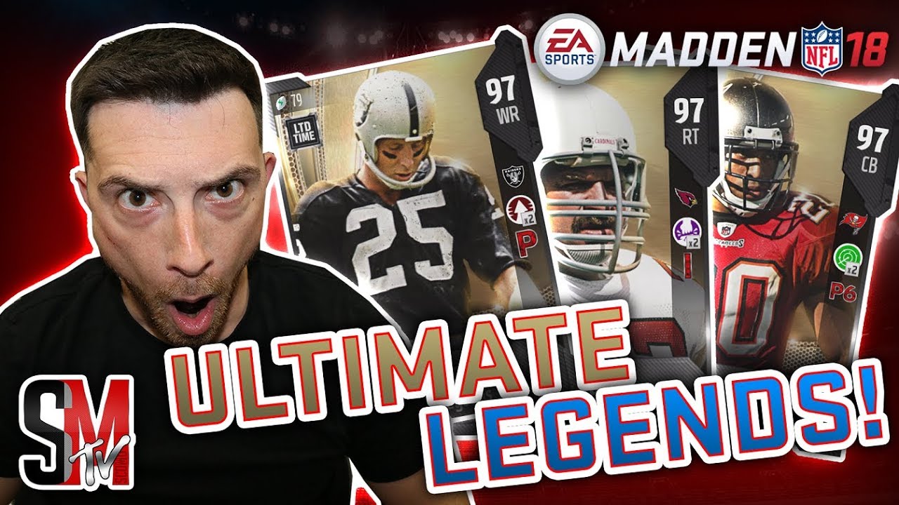 New Ultimate Legends, Limited Fred Biletnikoff & New UL Upgrade Set! Madden NFL 18 Pack Opening