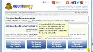 See how to compare Conveyancing Quotes using AgentQuote.co.uk