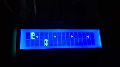 Arduino Pac Man on 16x2 LCD