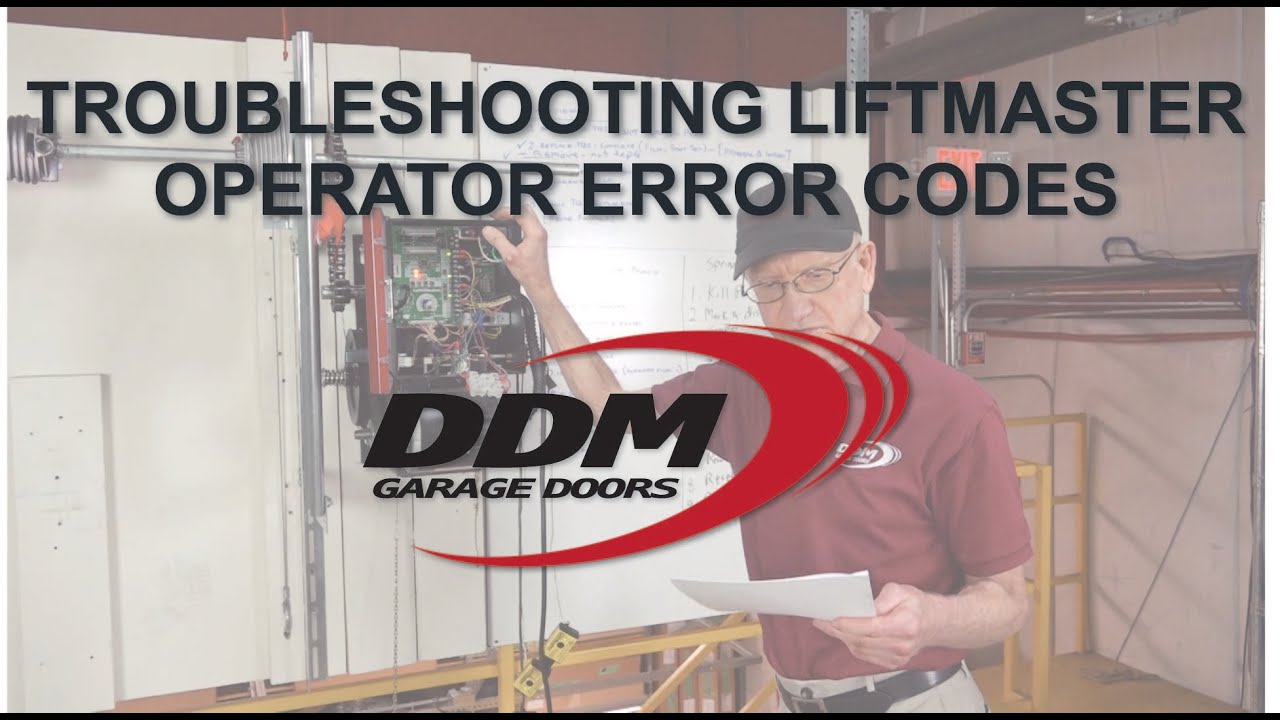 Troubleshooting Liftmaster Operator Error Codes Youtube [ 720 x 1280 Pixel ]