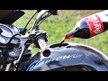 coca cola in bike fuel tank