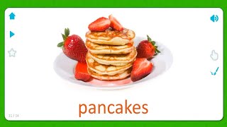 Food for kids - Flashcards for Kids - App for kids screenshot 2