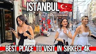 🇹🇷Istanbul 4K Walking Tour 2025 | Best Places to Visit in Sirkeci Old City: Restaurants, Shops, Food
