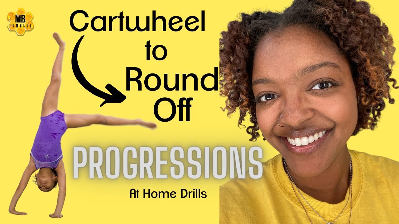 Cartwheel to Round Off Progressions [AT HOME DRILLS TO PRACTICE] Mila