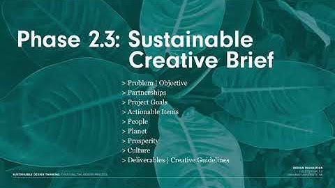 Sustainable Design Thinking: Changing the Design Process