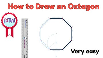 How to Draw an Octagon | Easy Geometric Construction
