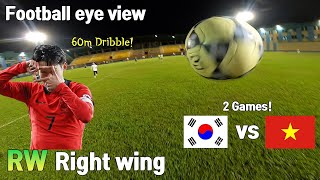 I Played Son Heung Min playing against Vietnam! 60m dribble?