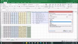 CE 323 Cubic Spline Interpolation Excel