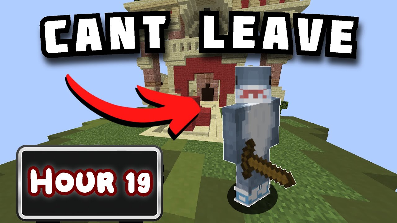 Bedwars but I cant leave my base