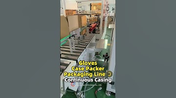 Gloves Case Packer Packaging Line ③Continuous Casing