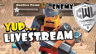 CWL eSports Playoffs | OneHive vs Unfair Warfare| Clash of Clans