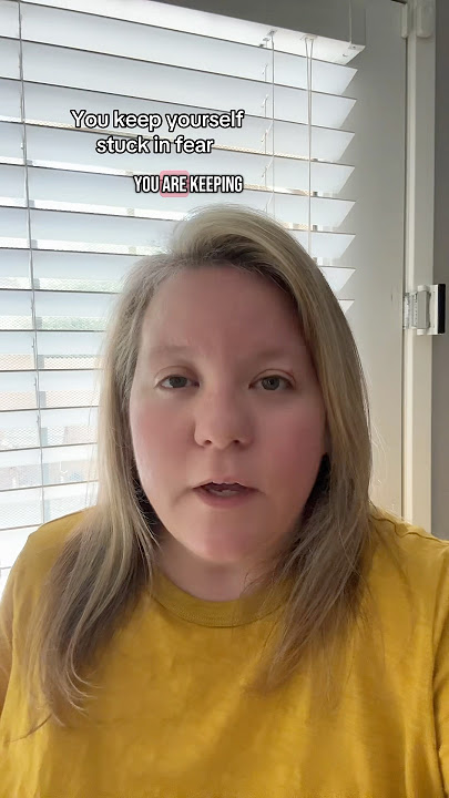 You are the one keeping yourself stuck