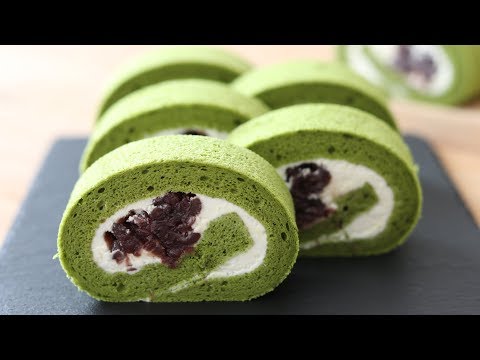 matcha-swiss-roll-cake