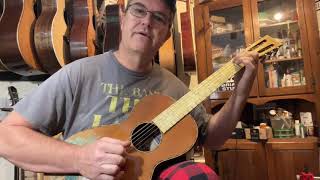 1930’s Supertone “La Habanera” X-braced “Resto-Mod” DEMO