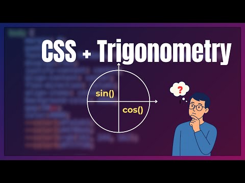 How I created a Circular Menu Using sin() & cos() - CSS Trigonometry!