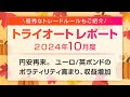 2024年10月度【 トライオートレポート】