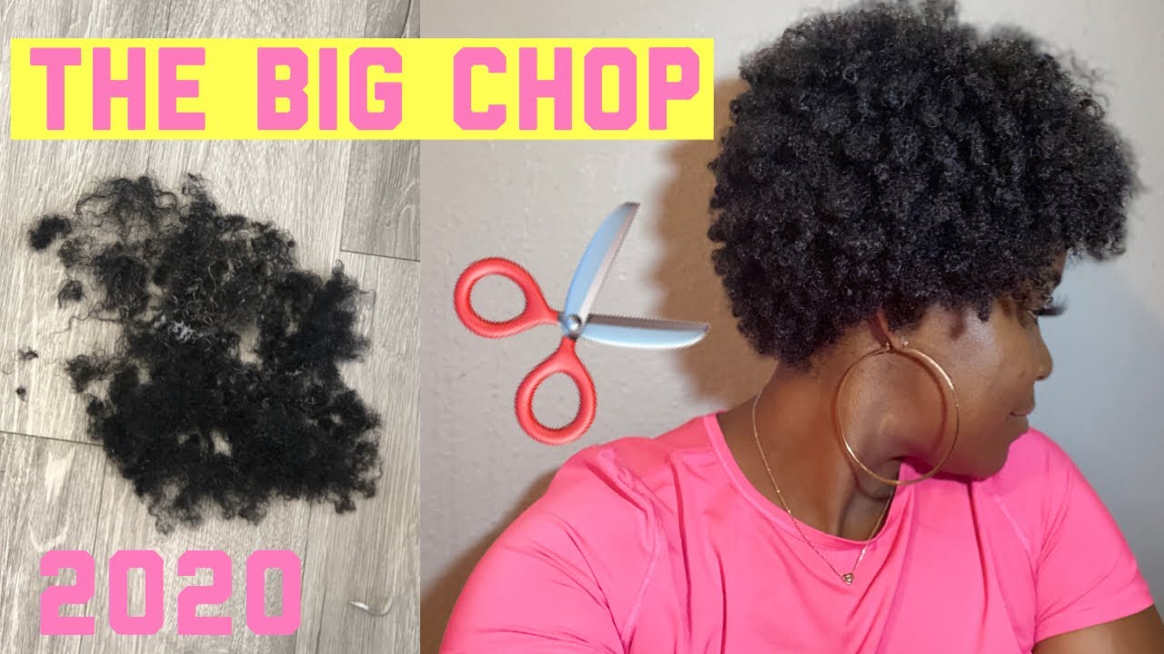 I finally did the BIG CHOP...(2020) Fresh Natural Hair Journey - YouTube