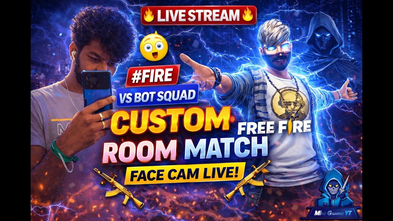 தமிழ் - Iniku Enna Nadakum 😳 FREE FIRE LIVE || FaceCam Grandmaster Pushing #minegaming