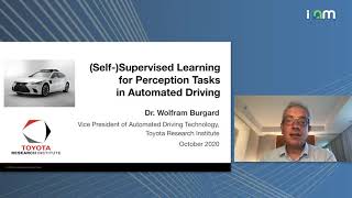 Celebrity Wolfram Burgard: "(Self-)Supervised Learning for Perception Tasks in Automated Driving" Profile