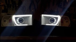 Brightest coolest 94-01 Dodge Ram headlights in the world - Be one of a kind