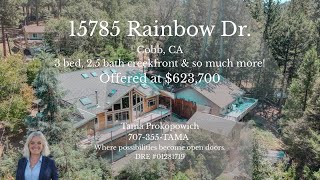 A Home With a Story | 15785 Rainbow Drive, Cobb CA @RealtorTamaPro 
