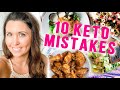Top 10 Keto Mistakes (Beginners Make) & How to Avoid Them! | Ashley Salvatori