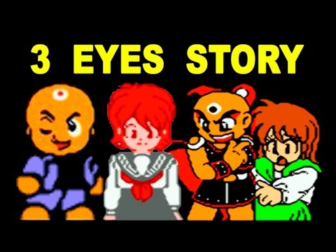 Mitsume Ga Tooru (Трёхглазый) / 3 Eyes Story / Третий Глаз прохождение (NES, Famicom, Dendy)