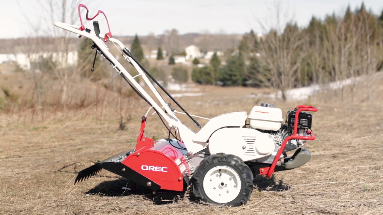 Petoskey Gardeners Meet A Rear Tine Garden Tiller Youtube