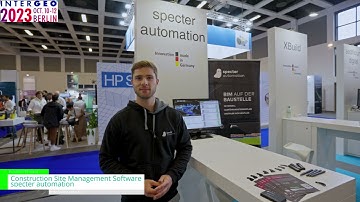 [INTERGEO 2023 Berlin] Construction Site Management Software - spectere automation