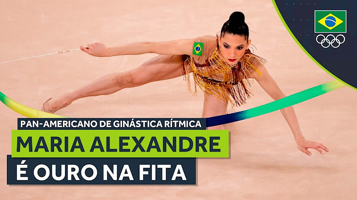 Maria Alexandre é ouro na fita no Pan-Americano de Ginástica Rítmica