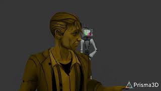 Goofy ahh 3D animation test Henry Throws A Chair At Mr. Puzzles