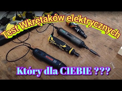 Test Śrubokrętów Elektrycznych: