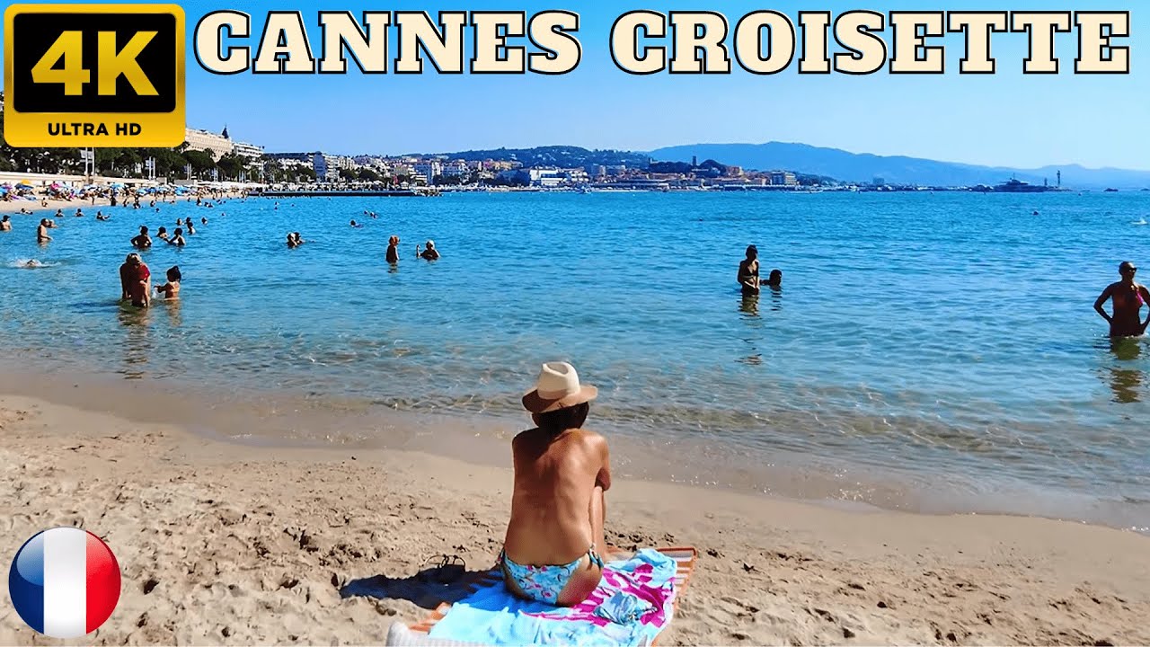 From Red Carpet to Beach Bliss: Walking the Famous Cannes Croisette [ 4K 60 FPS ]☀️
