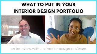 What to put in your Interior Design Portfolio