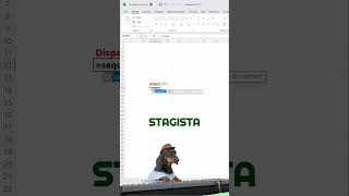 Creare 1000 numeri pari e dispari in Excel con la formula SEQUENZA
