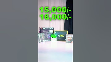 Under ₹15,000/- 🔥 Best PC Build for PUBG, Free Fire & GTA 5  #shorts