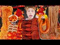 MUKBANG Spicy Fire Noodle Spiciest Fried chicken TTeokbokki 하이유의 매운음식 먹방! 불마왕라면 떡볶이 소세지 | HIU 하이유