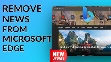 How to remove news feed from microsoft edge