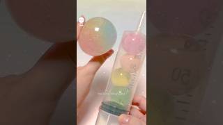 🐸대왕개구리알🌈무지개 테이프풍선 만들기! - Rainbow Tape Balloon with Giant Orbeez and Nano Tape#밍투데이#테이프풍선 screenshot 3