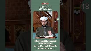 18. Islak Mendil İle Necaset Temizlenir Mi? Suyun Dışındaki Sıvılarla Abdest Alınır Mı?