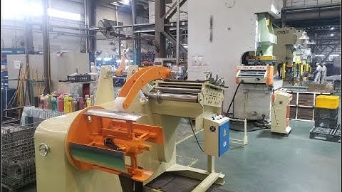 decoiler straightener 2in1 servo feeder power press