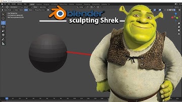 Blender Sculpting Shrek
