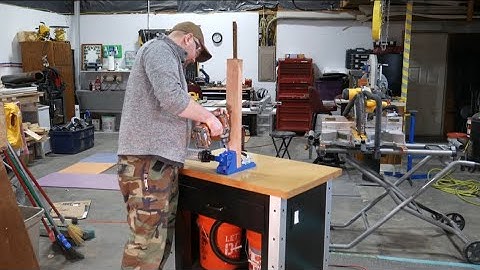 Mobile Workbench For A Pocket Hole Jig