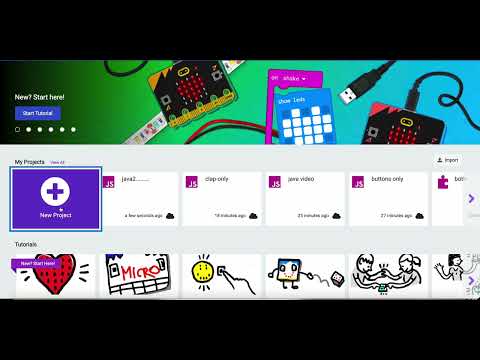 micro:bit - connecting circuits with java script