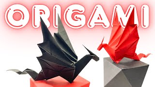 How to Make an Easy Origami Dragon | Paper Folding Dragon | DIY Origami Ideas | Paper Art and Craft